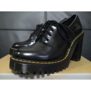 ドクターマーチン(Dr.Martens)のDr.Martens SALOME UK4 黒 厚底 ヒール サロメ(ローファー/革靴)