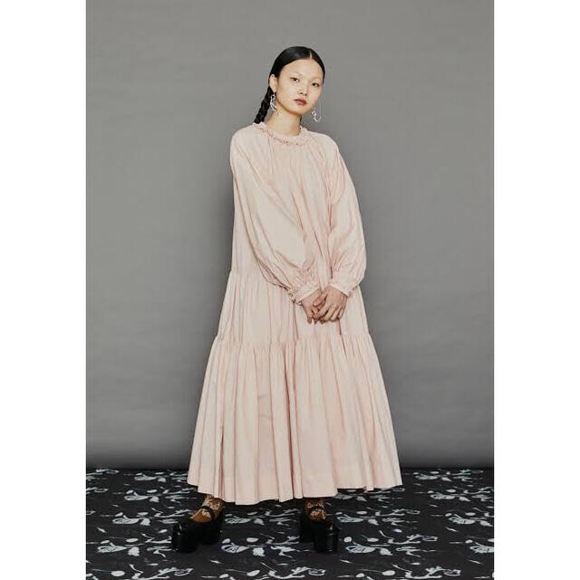 minjukim FALL 2020 ピンクワンピース MINJU KIM - ロングワンピース