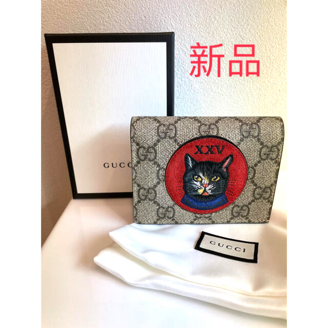 Gucci - 新品・未使用　GUCCI ミスティックキャット　折り財布