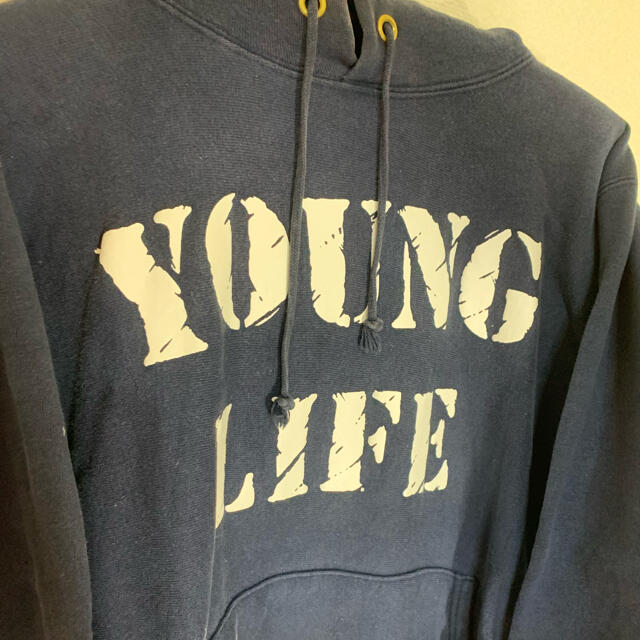 超希少　90s USA製　young life リバースウィーブ