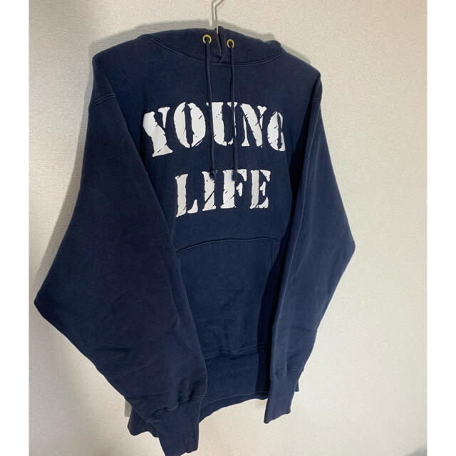 vintage USA製 champion チャンピオン young life セール人気商品