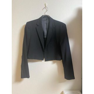 マルタンマルジェラ(Maison Martin Margiela)の古着　Maison Margiela 風ステッチリメイク　ジャケット　ショート丈(テーラードジャケット)