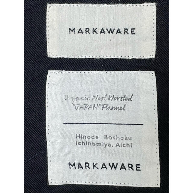 MARKAWEAR(マーカウェア)の19AW MARKAWARE PLEAT FRONT PEGTOP スラックス メンズのパンツ(スラックス)の商品写真