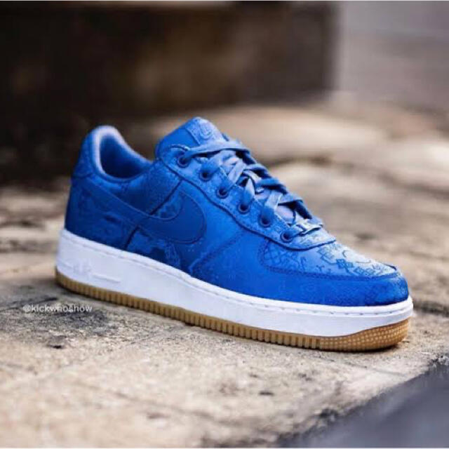 CLOT×NIKE AIR FORCE 1 LOW BLUE 26.0