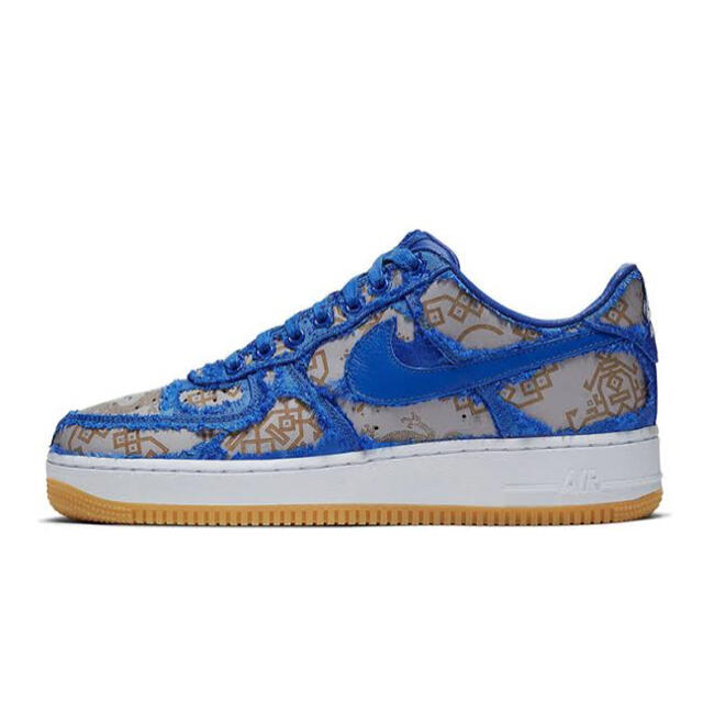 NIKE(ナイキ)のCLOT×NIKE AIR FORCE 1 LOW BLUE 26.0 メンズの靴/シューズ(スニーカー)の商品写真