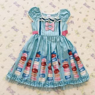 シャーリーテンプル　マカロン　ワンピース　110キッズ服女の子用(90cm~)