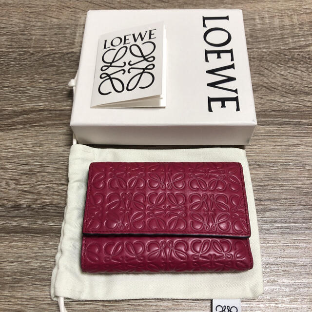 LOEWE 財布 美品 レディース ロエベ ウォレット スモール リピート リピート バーティカル アナグラム レザー 【【在庫あり即納】】 LOEWE 財布 美品 レディース ロエベ ウォレット スモール リピート リピート バーティカル アナグラム レザー 【【在庫あり即納】】