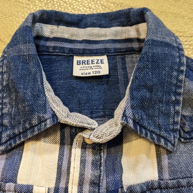 BREEZE(ブリーズ)の兄妹リンクコーデ　BREEZE　120　90 キッズ/ベビー/マタニティのキッズ服女の子用(90cm~)(ワンピース)の商品写真