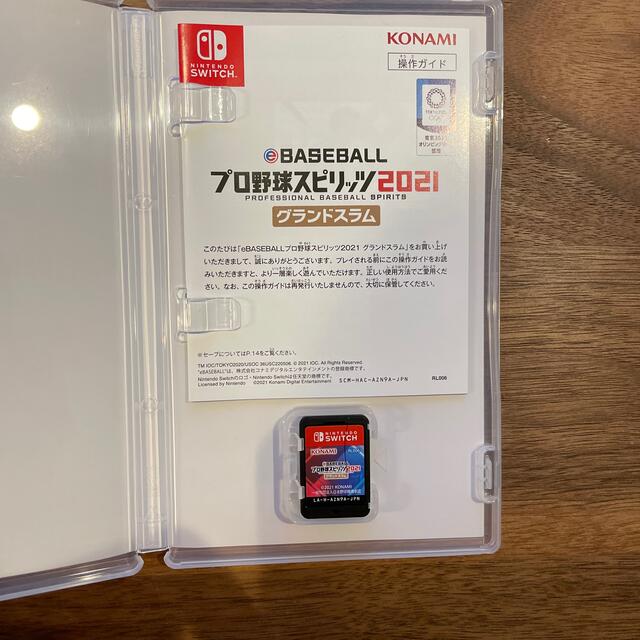 KONAMI(コナミ)のeBASEBALL プロ野球スピリッツ2021 グランドスラム Switch エンタメ/ホビーのゲームソフト/ゲーム機本体(家庭用ゲームソフト)の商品写真