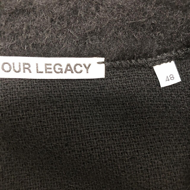 21aw our legacy mohair cardigan 48black