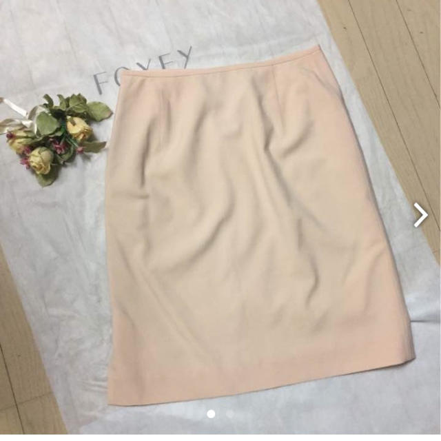 Harrods(ハロッズ)のほわもかさま⭐︎スカート⭐︎サイズ1⭐︎美品⭐︎ピンクベージュ  レディースのスカート(ひざ丈スカート)の商品写真
