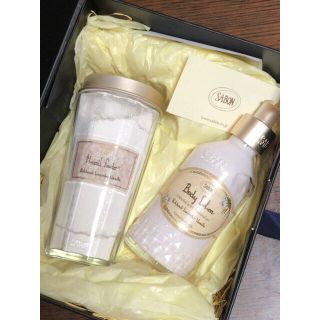 SABON   SABON ミネラル パウダー／ボディローション セットの通販 by