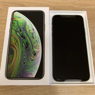 アイフォーン(iPhone)のノート様専用　iPhoneXS 256GB SIMフリー　スペースグレイ(スマートフォン本体)