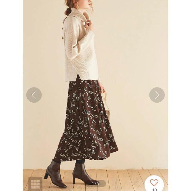 titivate(ティティベイト)のソフトマーメイドフレアロングスカート レディースのスカート(ロングスカート)の商品写真