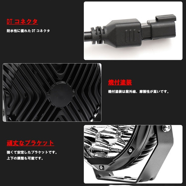 オフロードフォグランプ 7インチ 90W 12000ルーメン 在庫なし