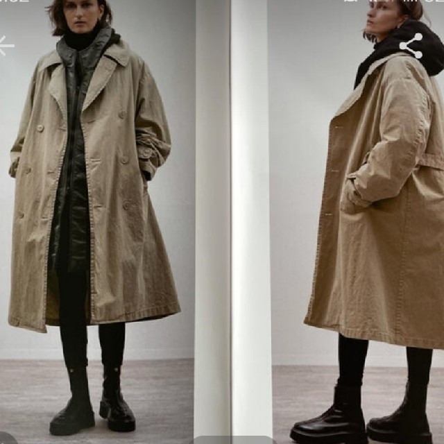 L'Appartement DEUXIEME CLASSE(アパルトモンドゥーズィエムクラス)の2021AW 【STAMMBAUM/シュタンバウム】Trench Coat レディースのジャケット/アウター(トレンチコート)の商品写真