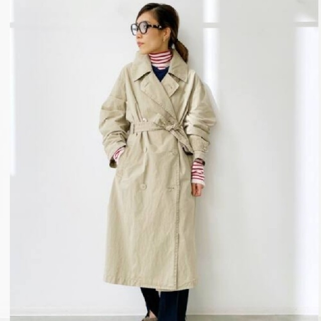 L'Appartement DEUXIEME CLASSE(アパルトモンドゥーズィエムクラス)の2021AW 【STAMMBAUM/シュタンバウム】Trench Coat レディースのジャケット/アウター(トレンチコート)の商品写真