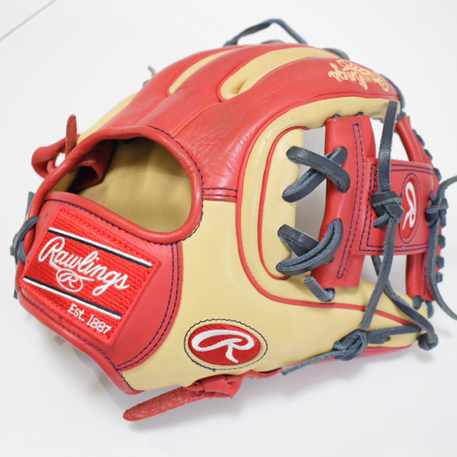 Rawlings(ローリングス)のローリングス HOH GRXHMC42 グローブ 限定 赤 一般軟式用 右投 スポーツ/アウトドアの野球(グローブ)の商品写真