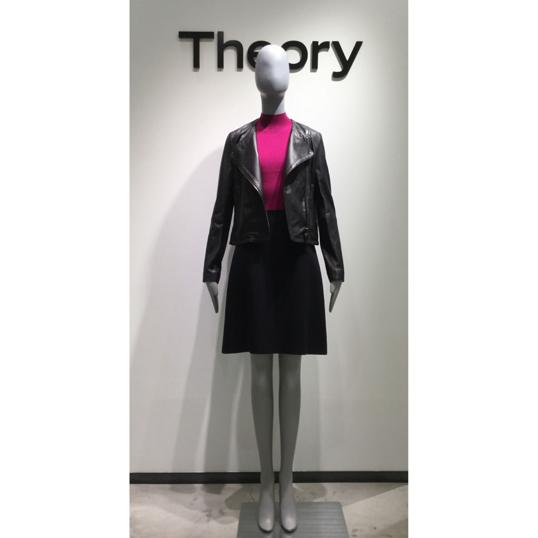 Theory 17aw レザーライダースジャケット