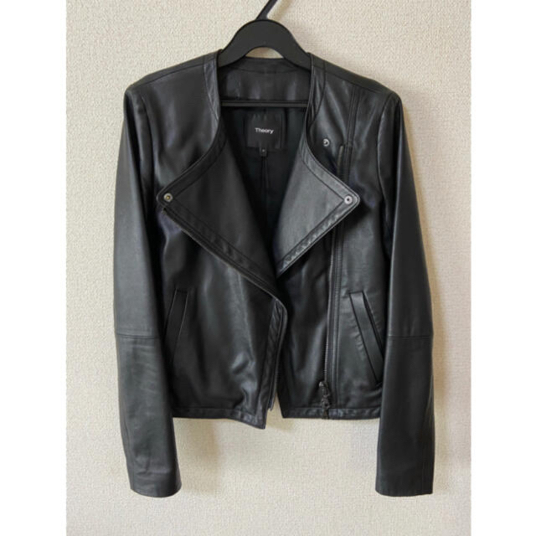 Theory 17aw レザーライダースジャケット
