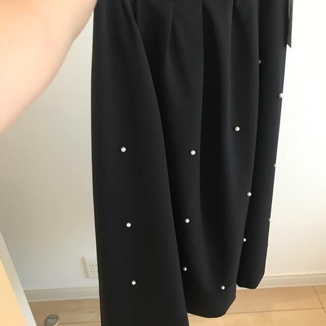 AG by aquagirl(エージーバイアクアガール)のパール付きスカート　Mサイズ レディースのスカート(ひざ丈スカート)の商品写真