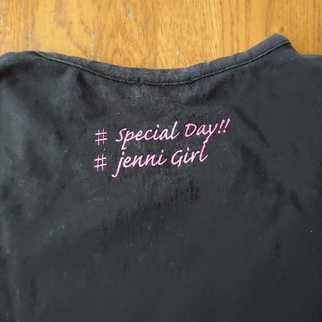 値下げ★姉妹お揃い♡JENNI ジェニィ インスタ風Tシャツ 140cm キッズ/ベビー/マタニティのキッズ服女の子用(90cm~)(Tシャツ/カットソー)の商品写真