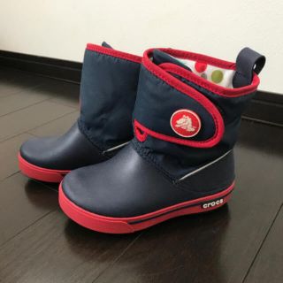 クロックス(crocs)のレインシューズ　17.5センチ(長靴/レインシューズ)