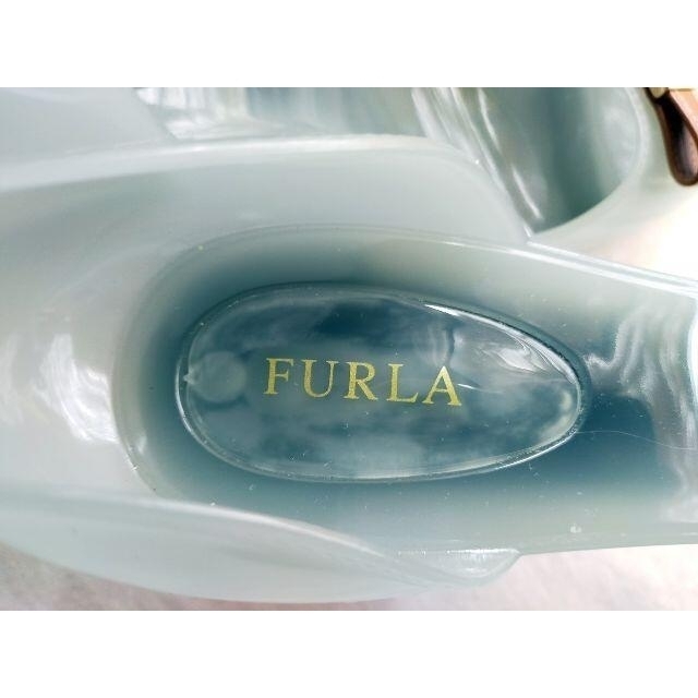 Furla(フルラ)のFURLA ラバー パンプス 37 サンダル クリア レイン シューズ 23 青 レディースの靴/シューズ(ハイヒール/パンプス)の商品写真