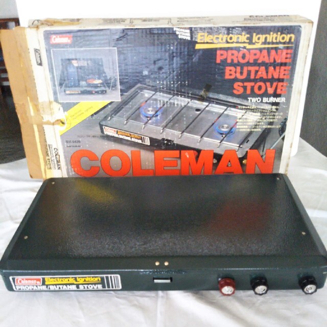 Coleman(コールマン)の超美品・良品・中古品/Coleman Propane Stove(2 バ―ナ―) スポーツ/アウトドアのアウトドア(ストーブ/コンロ)の商品写真