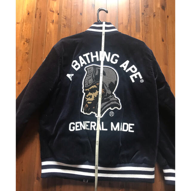 A BATHING APE(アベイシングエイプ)のB APE ジェネラル当時物 美品 S 新品 未使用品 メンズのジャケット/アウター(スタジャン)の商品写真