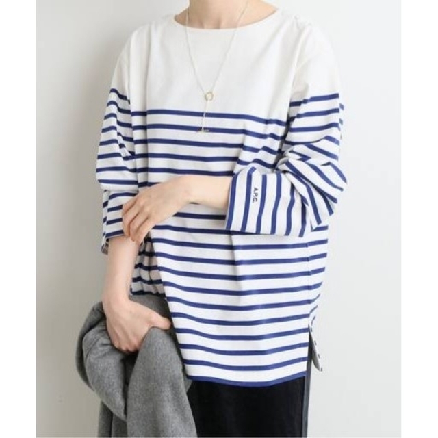 今季新品 イエナ A.P.C.別注 ボーダーカットソー 今季新品 イエナ A.P.C.別注 ボーダーカットソー