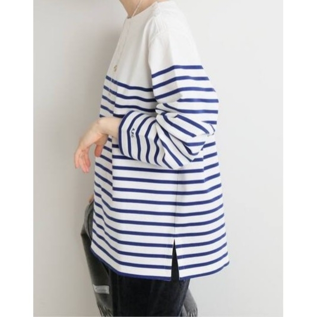 今季新品 イエナ A.P.C.別注 ボーダーカットソー 今季新品 イエナ A.P.C.別注 ボーダーカットソー