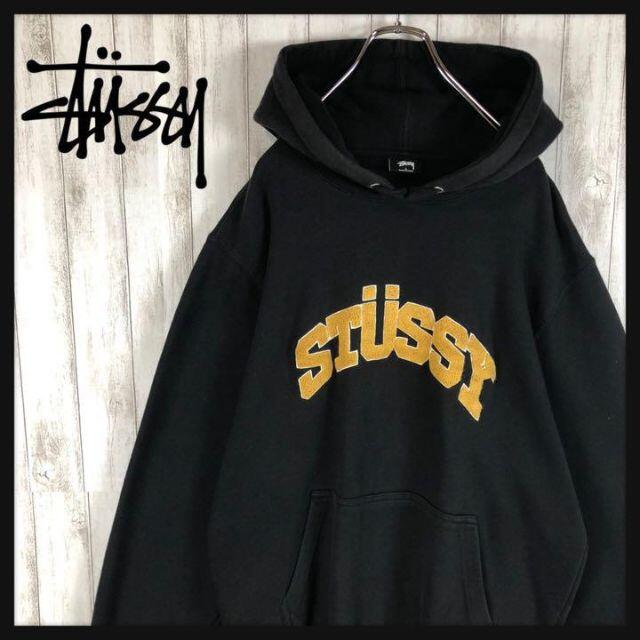 ファッション 【即完売モデル】 パイル STUSSY 希少 センター 激レア