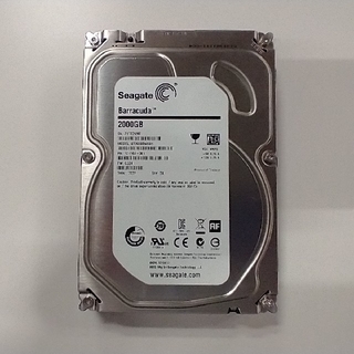 ほぼ新品 SEAGATE ST2000DM008 2TB スリムタイプハードディスク