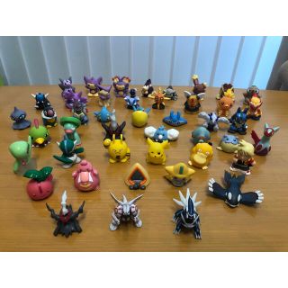 ポケモン(ポケモン)のきゅうさん　ポケモン指人形+フィギュア　45個セット(ゲームキャラクター)