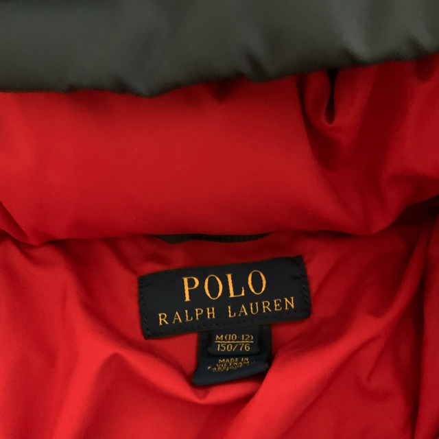 POLO RALPH LAUREN(ポロラルフローレン)の極美品！POLO ラルフローレン  ダウンジャケット 150cm キッズ/ベビー/マタニティのキッズ服男の子用(90cm~)(ジャケット/上着)の商品写真