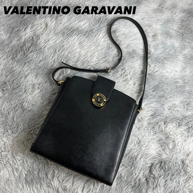 バッグ●ヴィンテージ●valentino garavani 　トートバッグ　レザー