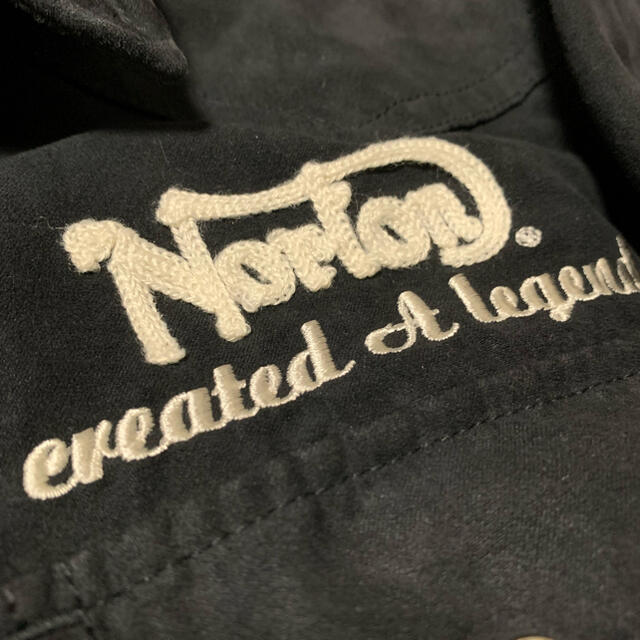 Norton(ノートン)のNorton スエード生地シャツ Mサイズ メンズのトップス(シャツ)の商品写真