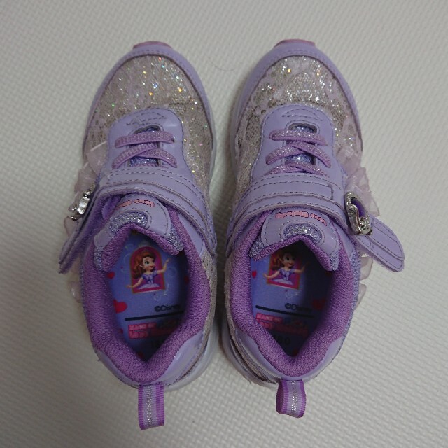 Disney(ディズニー)のソフィア スニーカー 18センチ キッズ/ベビー/マタニティのキッズ靴/シューズ(15cm~)(スニーカー)の商品写真