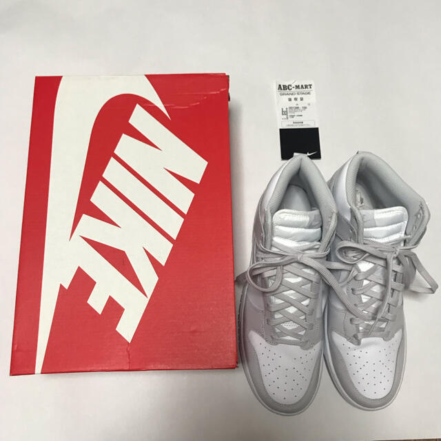 NIKE DUNK HIGH WHITE VAST GREY メンズの靴/シューズ(スニーカー)の商品写真