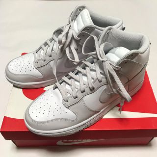 NIKE DUNK HIGH WHITE VAST GREY(スニーカー)