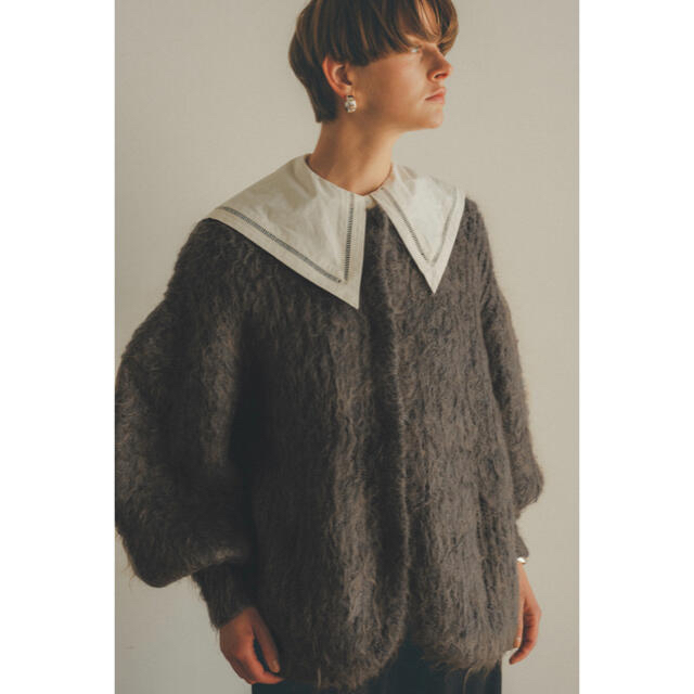 COLOR MOHAIR SHAGGY CARDIGAN towinglouisvilleky.com