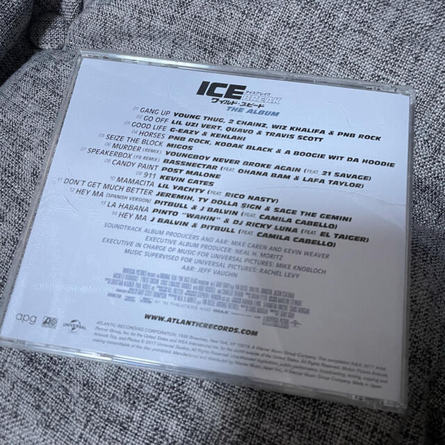 ワイスピ　【ICE BREAK】 エンタメ/ホビーのCD(映画音楽)の商品写真
