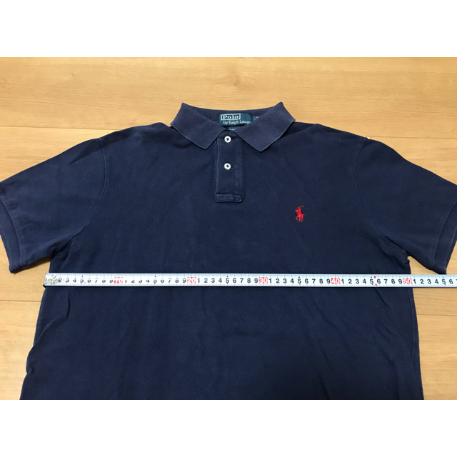 POLO RALPH LAUREN(ポロラルフローレン)のポロ ラルフローレン　ポロシャツ　ネイビー　Mサイズ メンズのトップス(ポロシャツ)の商品写真