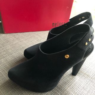 メリッサ(melissa)の【美品】Melissa  黒パンプス　23.5cm(ハイヒール/パンプス)