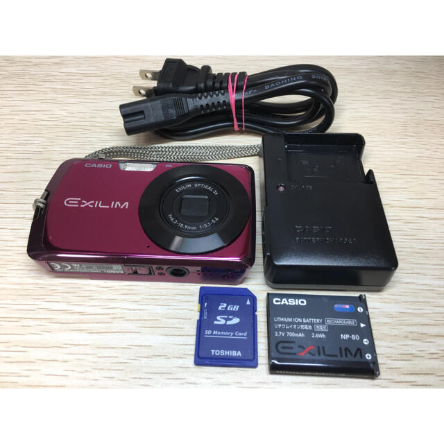 CASIO - カシオ CASIO EXLIM EX-Z330 デジカメ SDカード付の通販 CASIO - カシオ CASIO EXLIM EX-Z330 デジカメ SDカード付の通販