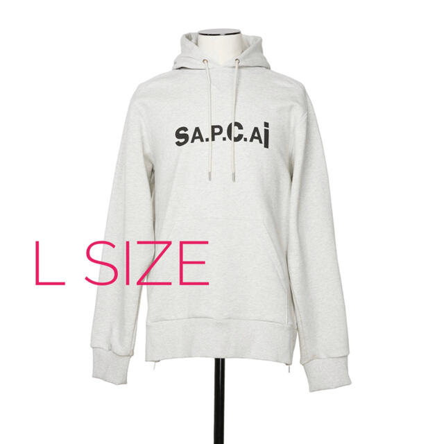 【新品未使用・正規品】 sacai × A.P.C パーカー Lサイズ