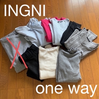 イング(INGNI)のINGNI one way 9着まとめ売り(カットソー(半袖/袖なし))