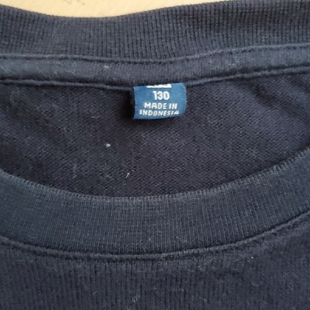 UNIQLO(ユニクロ)の【UNIQLO】 ユニクロ   長袖 ボーダー　Tシャツ 130　2枚セット キッズ/ベビー/マタニティのキッズ服男の子用(90cm~)(Tシャツ/カットソー)の商品写真