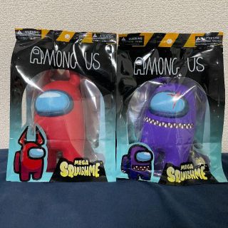 Among Us メガスクイッシュミー レッド ブルー 公式品(ゲームキャラクター)